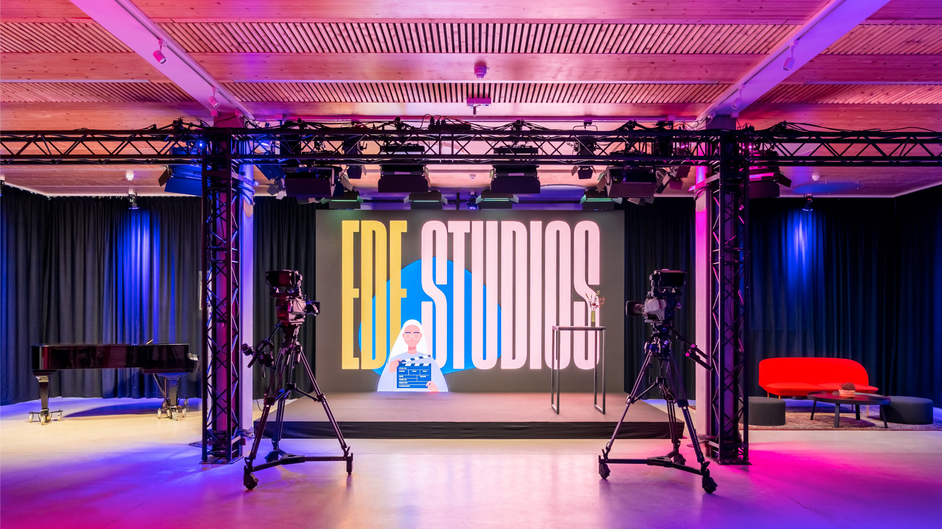 PRG Digital Studio in the middle of Berlin perfect for your next digital event